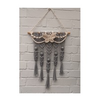 Motif complexe macramé tenture murale exquise bohème capteur de rêves Art déco Portrait Design symétrie gracieuse pour anniversaire