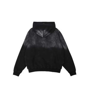 Sudadera con Capucha Extra Grande de Diseñador para Hombre, Algodón Orgánico de 320 g/m², Estampado 3D, para Entrenamiento de Invierno, Sin Cordón - Product Image 1