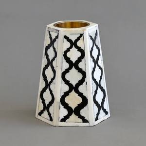 Porte-encens en bois pour vadrouille, brûleur d'encens en bois incrusté d'os, disponible pour le Ramadan et l'Aïd, cadeaux spéciaux pour vadrouille Mubkhar - Product Image 1