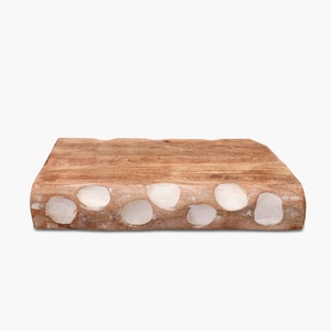 Tabla de Cortar de Madera Tallada a Mano con Ágata, de Alta Calidad, Estilo Europeo, Artesanía Natural, Utensilios de Cocina, Tamaño Personalizado, Venta Caliente - Product Image 4