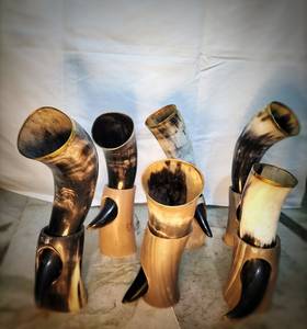 Cuerno de búfalo ecológico de calidad superior 100%, producto artesanal natural hecho a mano vikingo para beber - Product Image 2