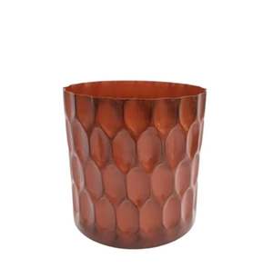 Pots de jardin d'herbes d'intérieur décoratifs couleur marron jardinière en paille de fer Pots au design moderne pour la décoration de la maison - Product Image 6