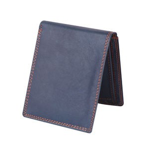 Men's Premium Bi-Fold Leather <b>Wallet</b> <b>RFID</b> Feature Open Closure - Product Image 4