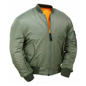 Chaqueta bomber ligera informal personalizada para hombre para otoño e invierno, chaqueta bomber de moda transpirable para hombre - Product Image 3