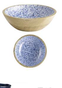 Meilleure qualité en bois émaillé bol à salade belle qualité fait à la main concepteur bol à soupe taille personnalisée en gros nouveau bol de service en bois - Product Image 3