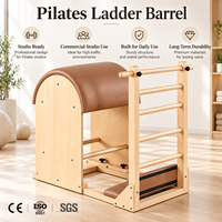 Mesin Pilates Ladder Barrel Kayu Maple untuk Rehabilitasi Inti, Peregangan, Studio Kebugaran, dan Reformer Pilates