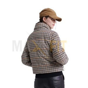 Blousons matelassés personnalisés pour femmes, couleur personnalisée, imperméables, coupe-vent, respirants, en toile imprimée, design de haute qualité - Product Image 2