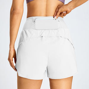 Nouveau pantalon de plage de yoga de couleur unie de grande taille pour femmes Shorts de plage vierges personnalisés pour femmes - Product Image 2