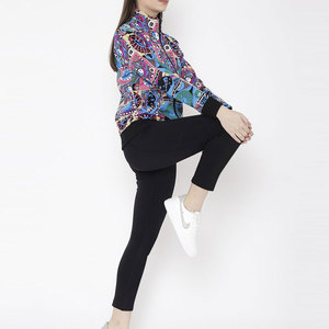 Survêtement de course à la mode de dernière qualité pour femmes/Vêtements décontractés Taille adulte 2 pièces Ensemble de survêtements à fermeture éclair pour femmes - Product Image 2