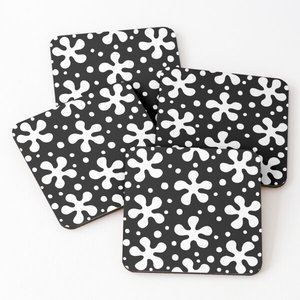 Recién llegado, posavasos con estampado de esmalte resistente al calor, posavasos trenzados absorbentes para bebidas, suministros de cocina - Product Image 4