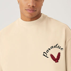 100% coton plaine surdimensionné respirant matériel hommes t-shirts nouveauté vêtements d'été hommes bouffée imprimé décontracté t-shirts - Product Image 3