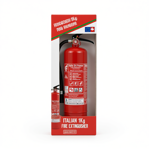 Extintor de Polvo Seco Italiano de 1 kg, Alta Calidad, 8A 34B C-PED 2014/68/EU-MED 2014/90/EU, Producto de Fábrica - Product Image 2