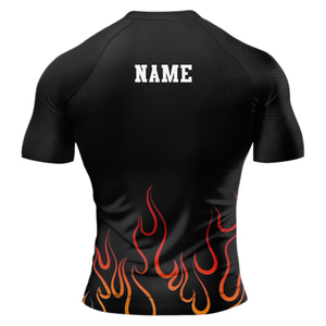 Rash Guard Sublimado Rash Guard Fabricante Diseña tu propia tela Rash Guard Spandex Rashguards - Product Image 4