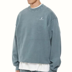 เสื้อสเวตเชิ้ตวินเทจเบสิกส์ลายฟอกสี ทรงหลวม สวมใส่สบาย เนื้อผ้านุ่มพรีเมียม เหมาะสำหรับใส่เที่ยวลำลอง - Product Image 2