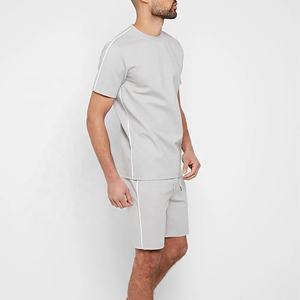 Top tendance de haute qualité hommes t-shirt ensemble court Logo personnalisé couleur parfait respirant t-shirt ensemble court avec poids léger - Product Image 2