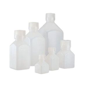 Botella Cuadrada de Plástico HDPE/LDPE para Reactivos, Boca Estrecha, 500 ml - Product Image 1