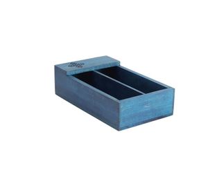 Wooden 2-Shelves Cutlery Organizer Box For Kitchen Tabletop Restaurant in Best Price - Product Image 2