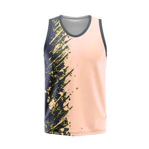 Logo personnalisé imprimé drapeau américain sublimé débardeurs 100% polyester chemises de gymnastique d'entraînement à dos nageur avec Logo avant Position - Product Image 6