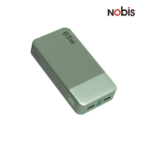 Banco de Energía NOBIS de Alta Capacidad 65W 20000mAh con PD QC3.0, Cuatro Puertos USB Tipo-C para Carga Rápida de iPhone 17 y Samsung