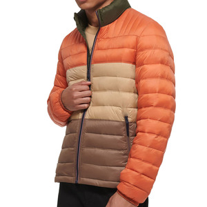 Blouson matelassé personnalisable avec votre logo pour homme, service OEM, blousons matelassés légers à vendre - Product Image 3