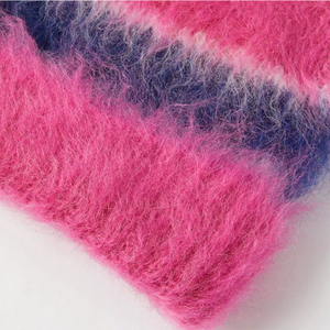 Meilleur prix hiver Jacquard Beanie Cap nouveauté 100% laine haut à la mode personnalisé réversible polaire bonnets casquette bonne qualité - Product Image 6
