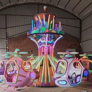 Nueva área escénica al aire libre, elevador giratorio Sky City, avión autocontrolado, Paseo de diversión para niños cuadrados - Product Image 3