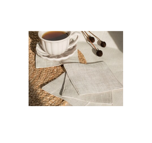 Sous-verre en lin, dernier artisanat pour tissu lavé carré en lin pur tapis de Table et sous-verres pour boisson - Product Image 3