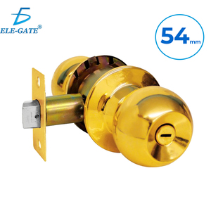 Serratura Cilindrica Senza Chiave in Ottone Lucido per Mobili, per Facile Accesso e Tocco Elegante - Product Image 2