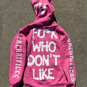 Nouveau produit coton de haute qualité impression bouffante 3D personnalisée pull-over surdimensionné fabricants de sweat-shirt vêtements pour femmes sweat à capuche zippé - Product Image 1