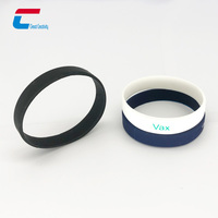 NFC Silikon-Armband RFID-Armreif 13,56MHz Wiederbeschreibbarer Chip Individuelles Logo Religiöses Event Gummi-ID-Armband