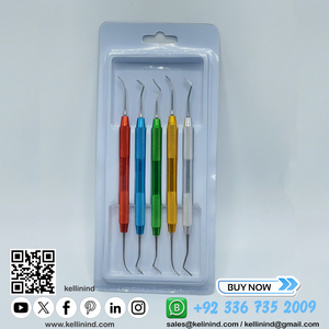 Juego de 5 Piezas de Herramientas Manuales para Tallar Cera Dental PK Thomas, Diferentes Colores - Product Image 2