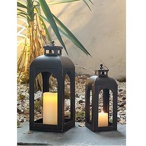 Linternas de hierro y Metal de diseño marroquí con revestimiento negro para el hogar y la boda, iluminación de mesa, decoración, linternas de velas - Product Image 4
