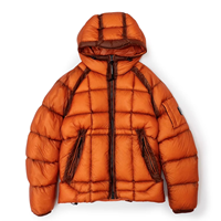 Ventes en gros à bas prix, conception personnalisée OEM, veste matelassée à capuche chaude d'hiver, veste décontractée en duvet de canard blanc de qualité supérieure, doudounes de luxe