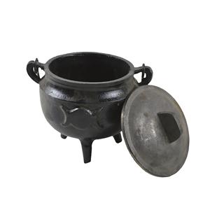 Quemador de carbón de Metal de diseño creativo, soporte de incienso sólido con acabado pintado en negro, diseño de varios tamaños - Product Image 6