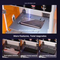 Refox RK10 Laser Machine Source de lumière UV Laser Machine pour téléphones mobiles Enlèvement d'écran Couverture arrière et dissolvant de cadre