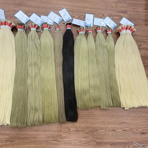 Venta al por mayor 100% pelo vietnamita suave sedoso crudo a granel listo para enviar disponible en stock - Product Image 2