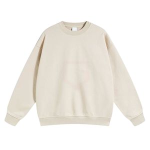Sudadera Vintage Beige con Cuello Redondo, Tejido Grueso de Felpa Francesa, Personalizable con Logotipo en Relieve o Impresión Puff - Product Image 1