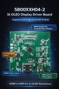 Si-OLED HD MI-to-MIPI 드라이버 보드 타입-C 5V 전원 공급 Si-OLED 마이크로디스플레이용 |   LT6911UXC + GD32 MCU 데모 및 개발 키트 - Product Image 2