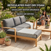 Mousse en polyuréthane réticulée ignifuge à séchage rapide pour banc de mobilier d'extérieur