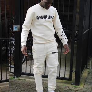 Chándal 2024 Hombres Logotipo de impresión personalizado Heavyweight Sweatsuit Sudadera en blanco y conjuntos de pantalones de chándal Jogger - Product Image 4