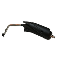 Nouveau silencieux modifié en acier inoxydable 304 pour moto, scooter, vélo - Système d'échappement premium ISO 9001 125cc