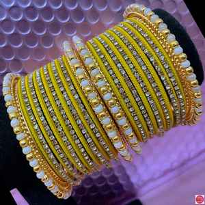 Unique Design Handcrafted Bridal Bangles Set for <b>Girls</b> Wholesale New Arrival Multicolor Bangles Sets for Bridal - Product Image 4