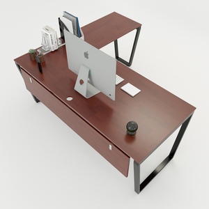 L-shaped Metal <b>Legs</b> for Table 180x160x70cm Minimalist Modern Design Easy Installation HCTC011 - Product Image 4