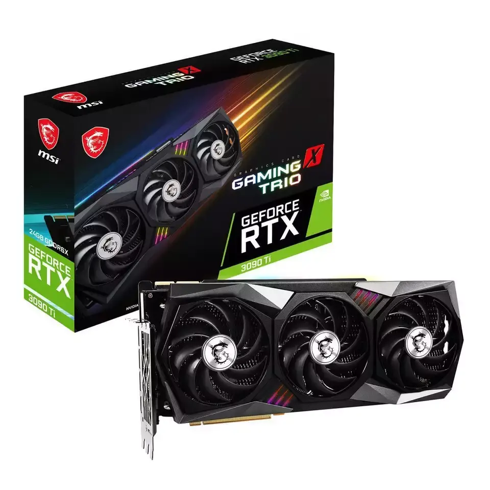 ORDER Newest MSI GeForce RTX 3090 Ti Gaming X TRIO 24G Graphics Card RTX 3090 3080 3070 3060 Gpu Card