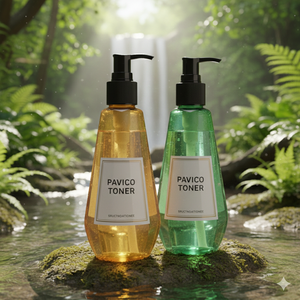Flacons de toner PET écologiques Pavico Vietnam Factory 250 ml 24 mm 29 g Emballage cosmétique vide pour crème pour le visage Lotion Direct - Product Image 6