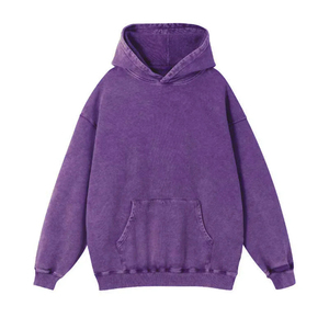 Sudaderas con Capucha Personalizadas para Hombre, de Algodón 100%, Felpa, Corte Regular, Diseño Personalizado, Gruesas, Lavadas, para Invierno, Estilo Urbano, Venta al Por Mayor - Product Image 6
