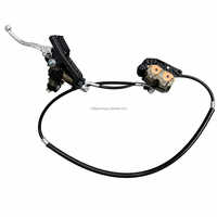 JFGRACING CY Surron Ultra Bee Pre Bled Front Brake Kit Hydraulic Caliper Lever Hose Easy Install Electric Motorcycle Part