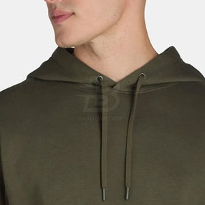 Sweats à capuche d'hiver respirants de haute qualité pour hommes personnalisable nouveau Style motif solide col à capuche coton/Polyester quantité en vrac - Product Image 5