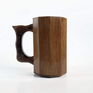 <b>Handmade</b> Eco-Friendly Beer <b>Mug</b> with Wood Handle Wholesale Wooden Beer Tankard for Home & Restaurant Christmas Gift - Product Image 4