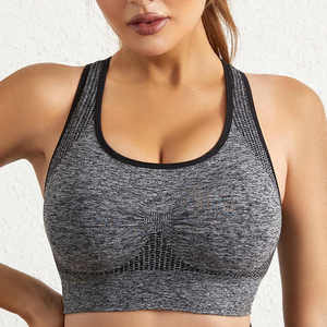 Sujetador deportivo sin costuras de alto soporte para mujer, ligero, transpirable, Impresión de etiquetas personalizadas, gran oferta, Sujetador deportivo privado de bajo precio - Product Image 6